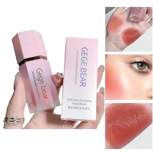 Creme Blush Líquido Matte Gege Bear Maquiagem Alta Pigmentação