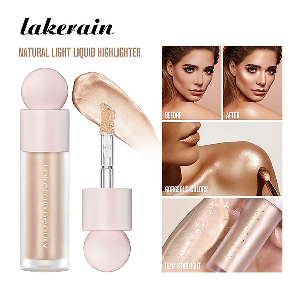 Iluminador Líquido Maquiagem Lakerain Iluminação Ultra