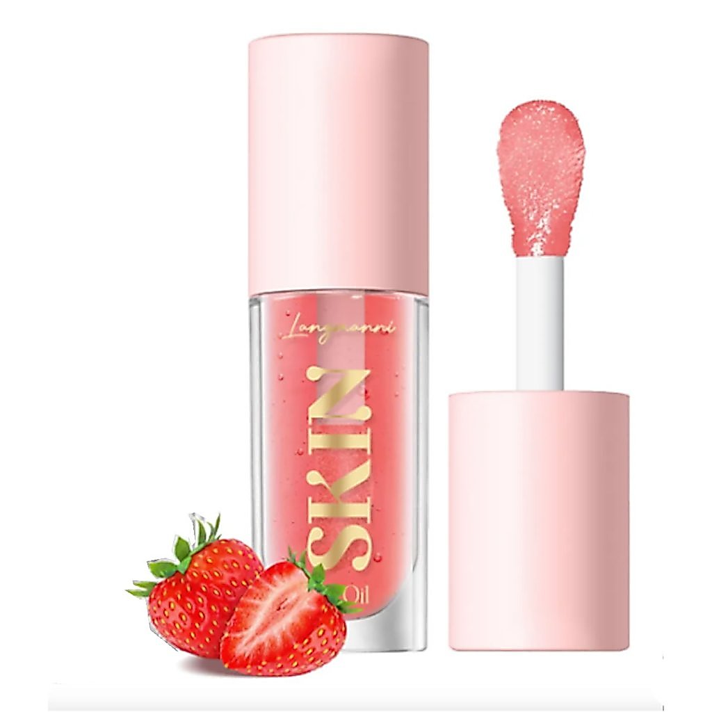 Gloss Lip Oil Fruta Berry Involved Hidratante para todos os tipos de pele Langmanni