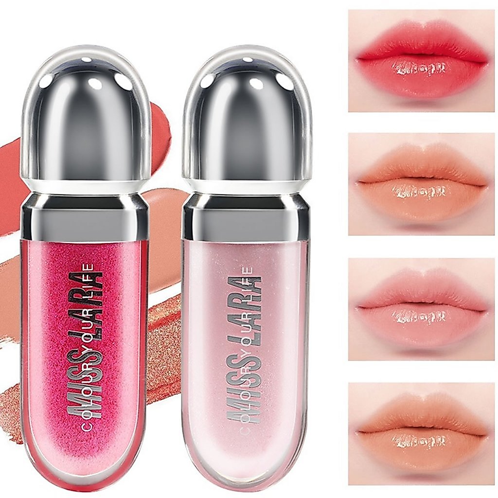 Kit Brilho Labial Espelhado Perolado Hidrante Miss Lara