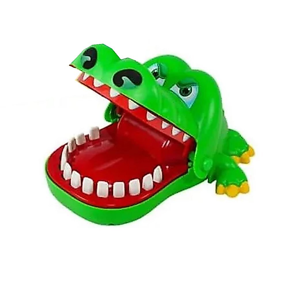 Brinquedo Crocodilo Mordedor Dentista Morde Dedo Diversão
