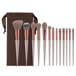 Kit 13 Pincéis Maquiagem Contorno Versatilidade Make