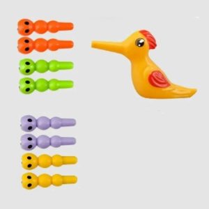 Brinquedo Pica Pau Pega Minhoca Magnético Colorido 9pcs Crianças Diversão Brincadeiras