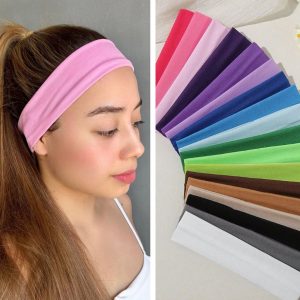 Kit 17 Headband Faixa de Cabelo para Esportes Atletismo