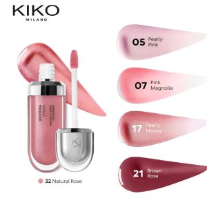 Gloss 3D Hydra Kiko Milano Lip Maquiagem Make Longa Duração