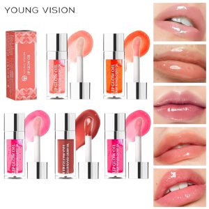 Óleo Labial Brilhante Hidratante Maquiagem Young Vision