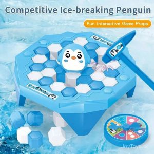 Brinquedo Infantil Salvar o Pinguim Mini jogo Quebra Gelo
