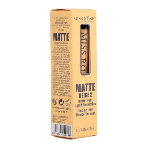 Base Corretivo Miss Rôse Matte Protetor Solar Fosco 37ml