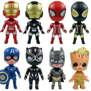 Boneco Marvel Vingadores Heróis Figura 8cm Brinquedo Criança