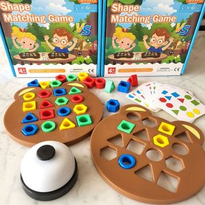 Brinquedo Educativo Infantil Montessori Quebra Cabeça Forma Geométrica