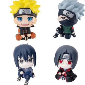 Boneco Naruto Anime Figura Kakashi Sentado Coleção Brinquedo
