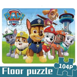 Quebra cabeça Infantil Patrulha Canina Desenho Animado Infantil Criança