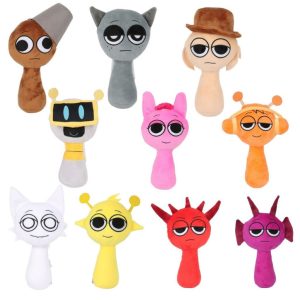Brinquedo Pelúcia Sprunki Oren Incredibox Jogo de Terror