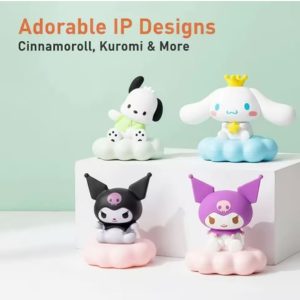 Kit 04 Mini Luminária Mesa Cartoon Kuromi Decoração Presente