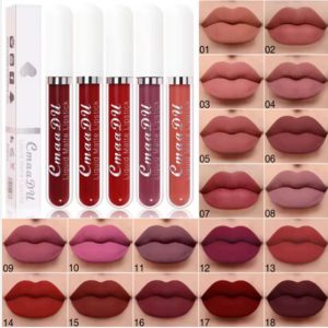Batom Líquido Matte Gloss Longa Duração Maquiagem CMAADU