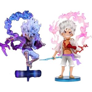 Miniatura Mini Luffy Gear 5 Figura Coleção One Piece Anime