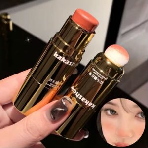 Blush Stick de Cabeça Dupla Baixa Saturação Creme Coreano Kakashow