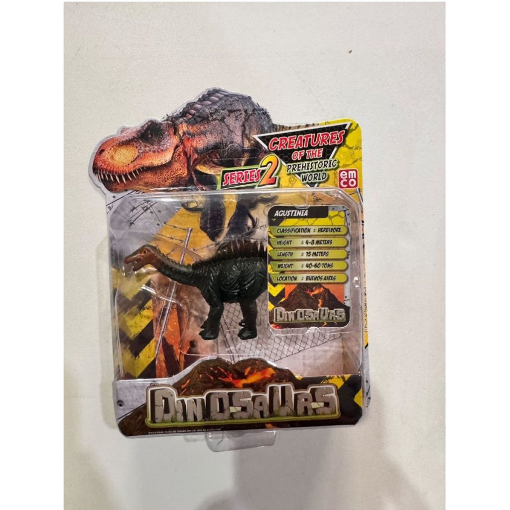Brinquedo Dinossauro Agustinia Com Ficha Colecionável
