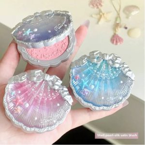 Blush Coreano Cetim Concha Perolada Natural Shell's Tewel