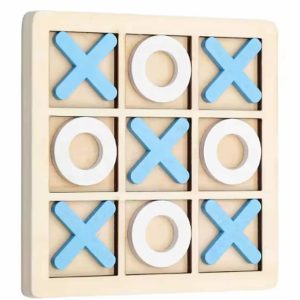 Jogo de Tabuleiro Jogo da Velha Madeira Brinquedo Educativo