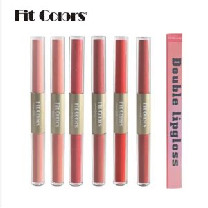 Lipgloss Duplo Fit Colors 2 em 1 para Lábios Radiantes