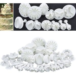 Kit 33 Cortador Pasta Americana Decoração Bolos Confeitaria