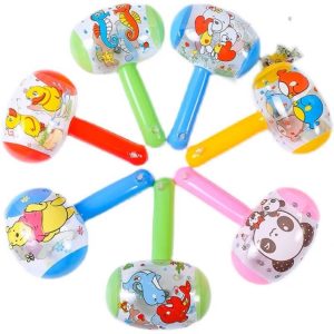 Brinquedo Martelo Inflável com Sino para Bebê Crianças