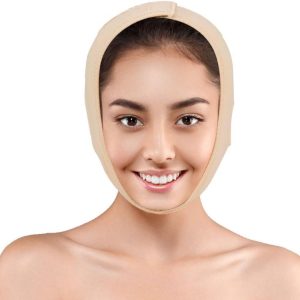 Máscara Lifting Facial redutora Papada Faixa Cabeça Tam. L
