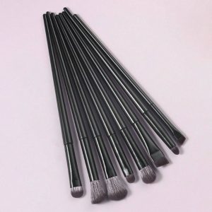Kit Pincéis Maquiagem Cerdas Macias Acabamento Profissional
