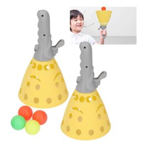 Brinquedo Catapulta Divertido para Crianças com Bola Brincadeiras ao Ar Livre e Diversão Infantil