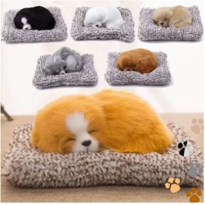 Brinquedo Cão de Pelúcia Cachorro Realista Simulação Dog