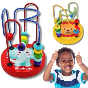 Brinquedo Montanha Russa de Madeira Aramado Montessori Educativo