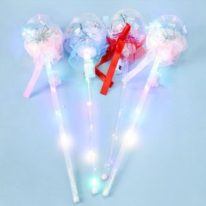 Kit 10 Varinhas Mágicas Iluminadas LED Crianças Brinquedo
