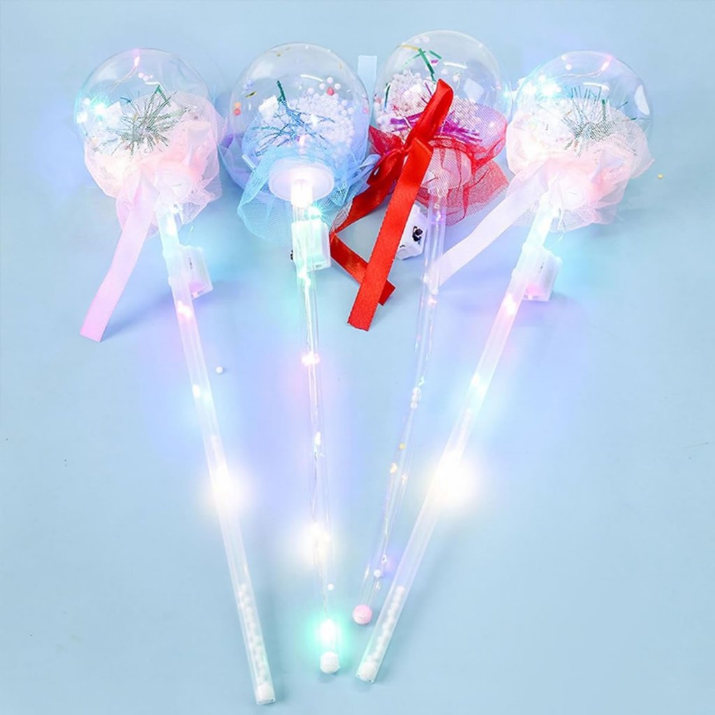 Kit 10 Varinhas Mágicas Iluminadas LED Crianças Brinquedo