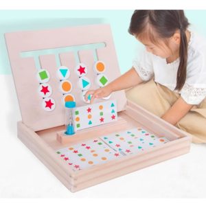Brinquedo Educativo Infantil Montessori Quebra Cabeça Madeira