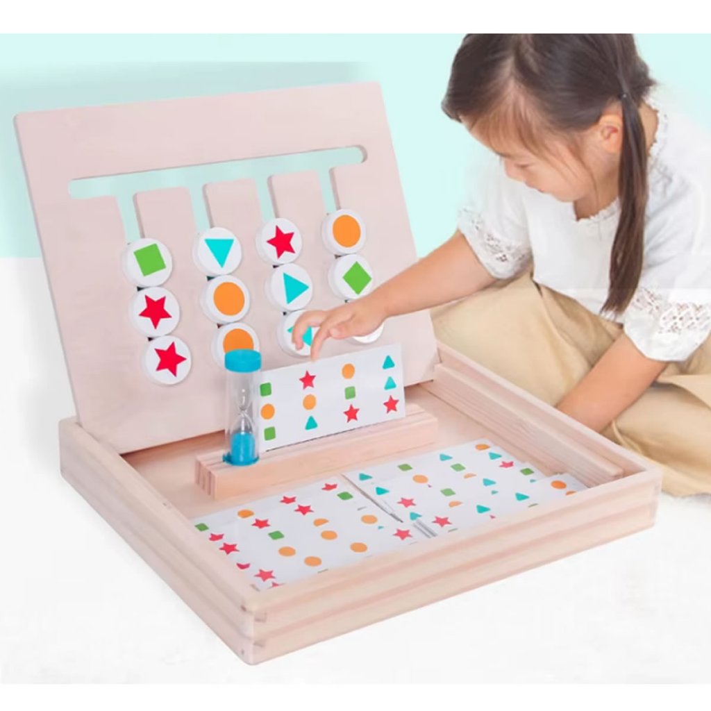 Brinquedo Educativo Infantil Montessori Quebra Cabeça Madeira