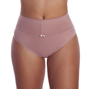 Calcinha Tanga Alta Modeladora Compressão Cós Duplo Alto