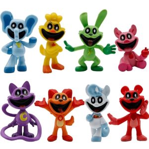 Kit 08 pcs Bonecos smiling critters Poppy Play Time Figuras
