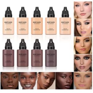 Base Líquida Fosca Cobertura Completa Longa Duração Beauty Glazed