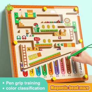 Brinquedo Labirinto Magnético de Bola Educativo Infantil