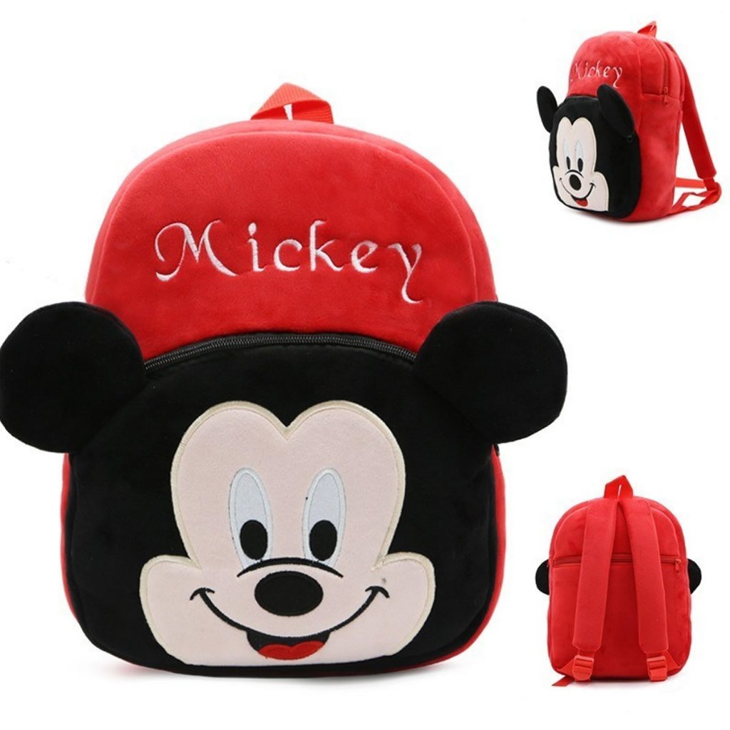 Mini Mochila Pelúcia Mickey Mouse Personagem Disney