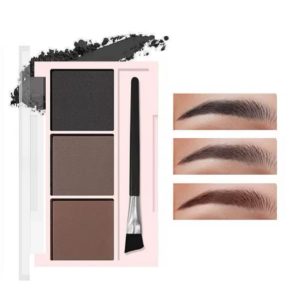Paleta de Pó para Sobrancelha 3 em 1 com Pincel Anna Rose