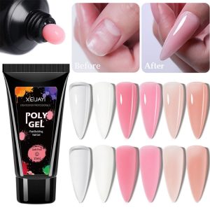 Polygel Esmalte Extensão de Unhas UV LED Várias Marcas Cores