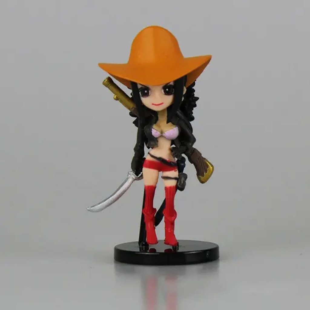 Boneco Miniatura Nico Robin One Piece Decoração Geek Anime Coleção