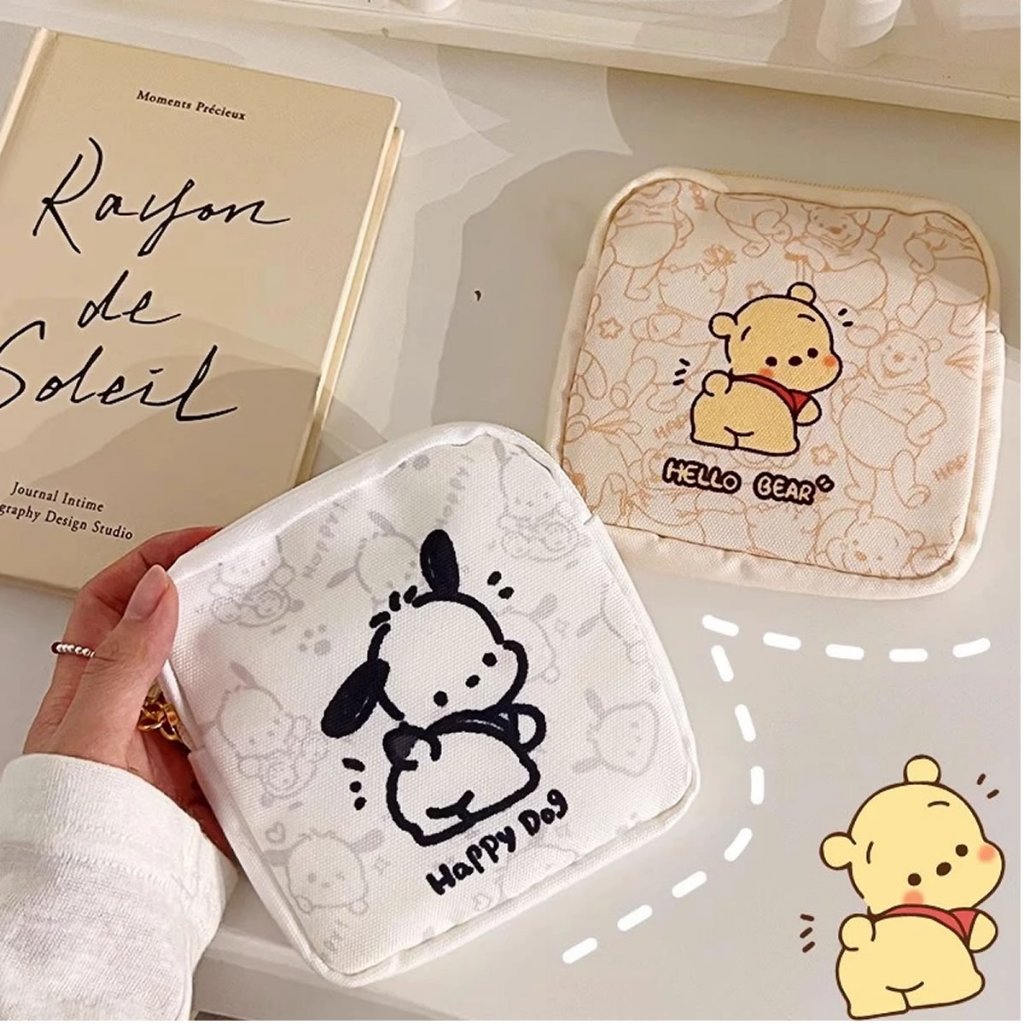 Bolsinha Nécessaire Absorvente Ursinho Pooh Pocchaco Bolsa