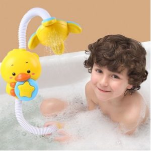 Brinquedo Ducha Eletrônica Chuveirinho Crianças Patinho